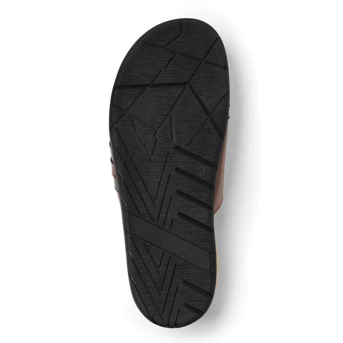 Nishaan - Tan & Green Chappal - sole