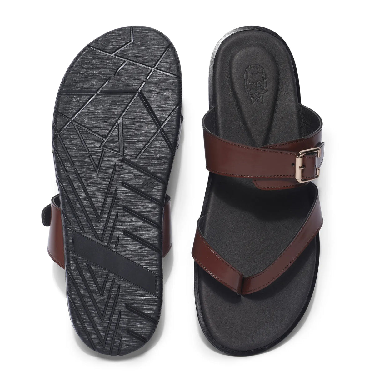 Sawai - Dark Tan Chappal - sole