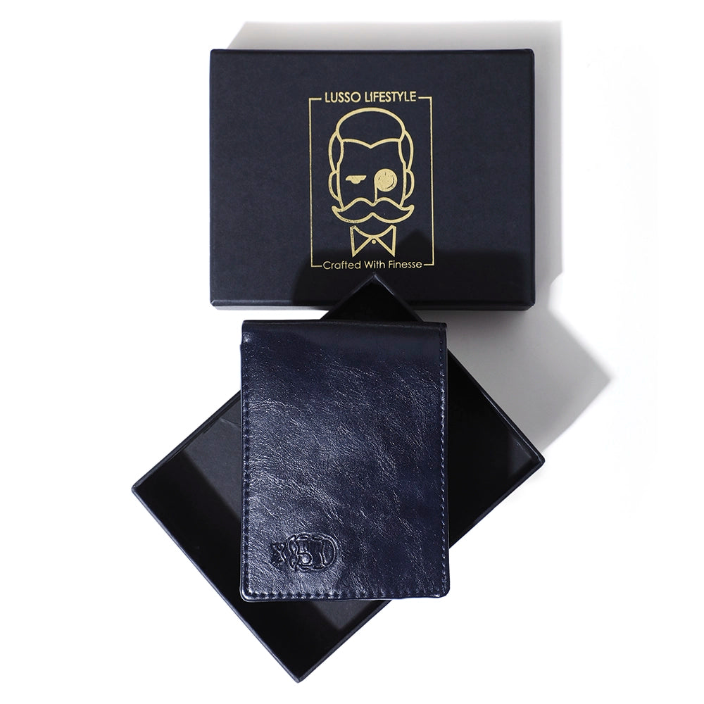 Jacob - Navy Blue Classic Wallet