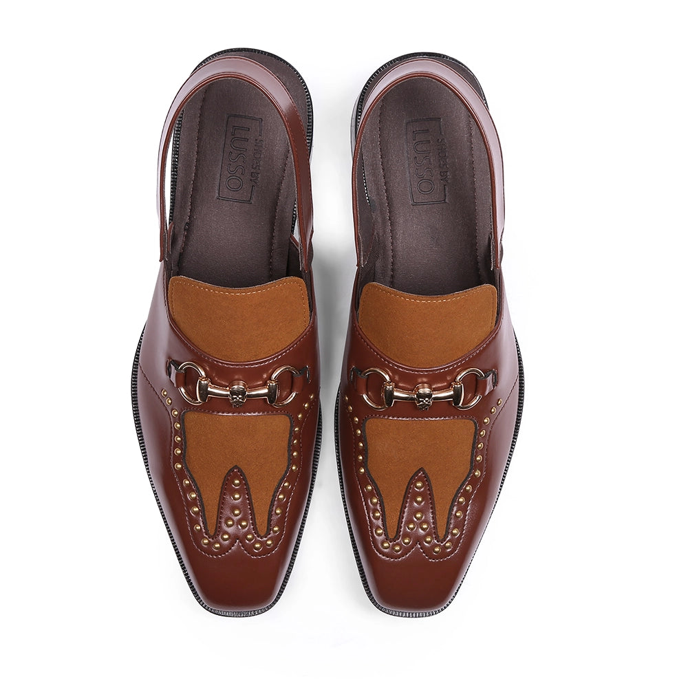 Amer - Tan Rivet Sandal