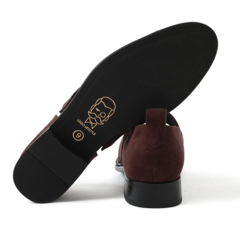 ETHNO | DARK TAN SANDAL SHOE - By Lusso