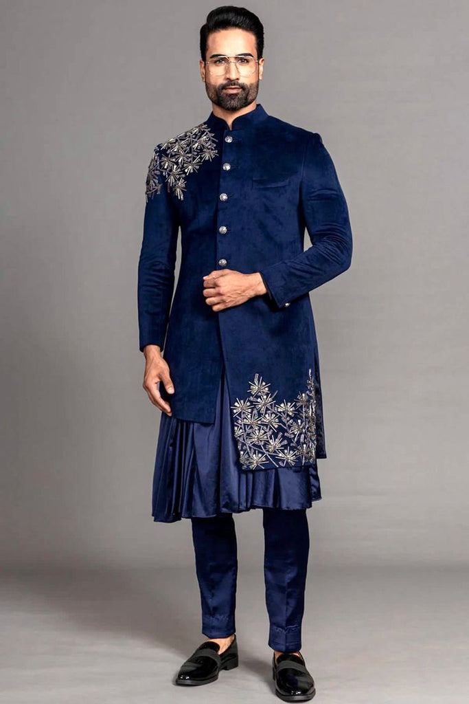 The Ultimate Guide to Choosing the Perfect Shoes for Your Blue Sherwani