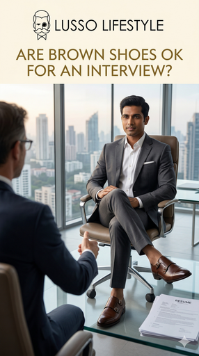 Are Brown Shoes Okay For An Interview?