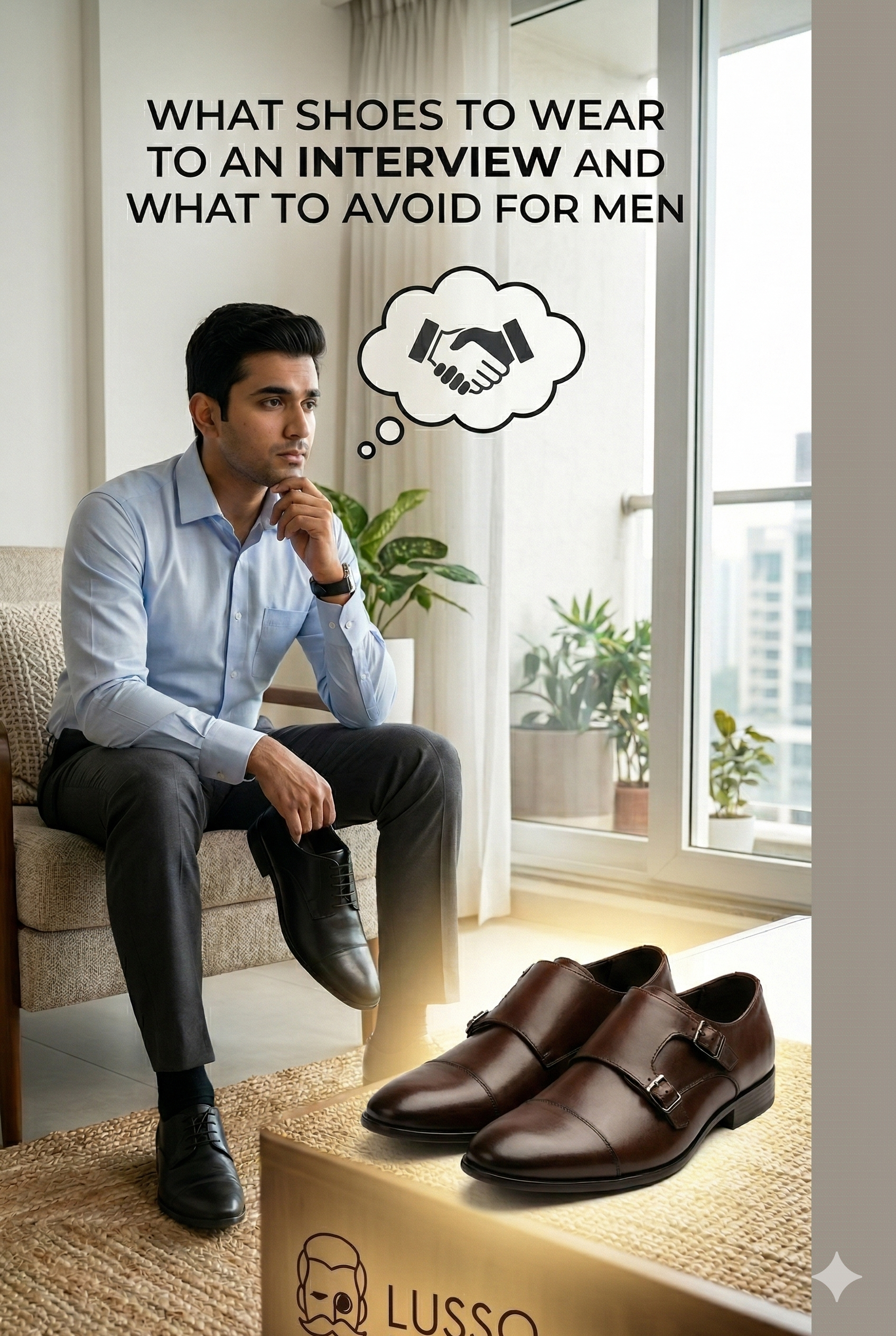 copper brown dress for wedding VerseStride Brogue Dress Shoes for Men – Black Leather Office Wear Shoes main image 0