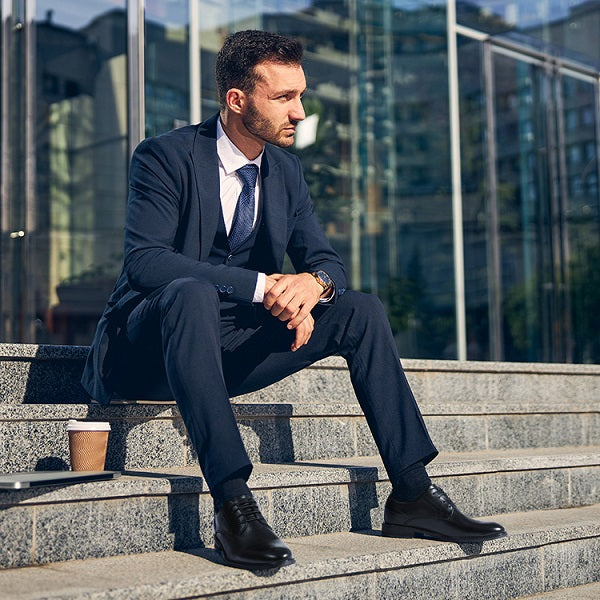navy dress with black shoes Top to Wear Blue Suit for Men These oxfords are lightweight colour:multicolour Zeagoo Women's Summer Dress Size:6y-arriving 22 May