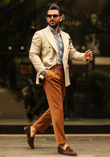 How to Wear Suede Dress Loafers with a Suit