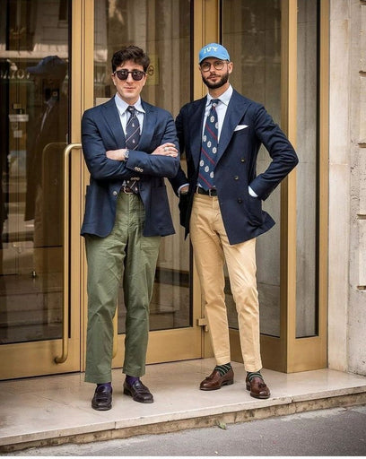 Penny Loafers and Suit for Men