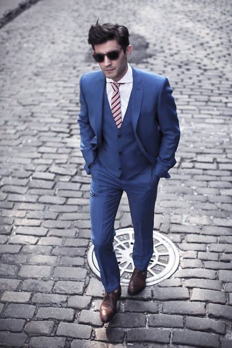 Blue Blazer Navy Blue Suit Shoes Combination Navy Blue Suit Shoes