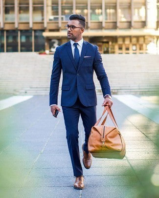 Stylish Blue Suit with Brown Shoes: Perfect Pairing Tips