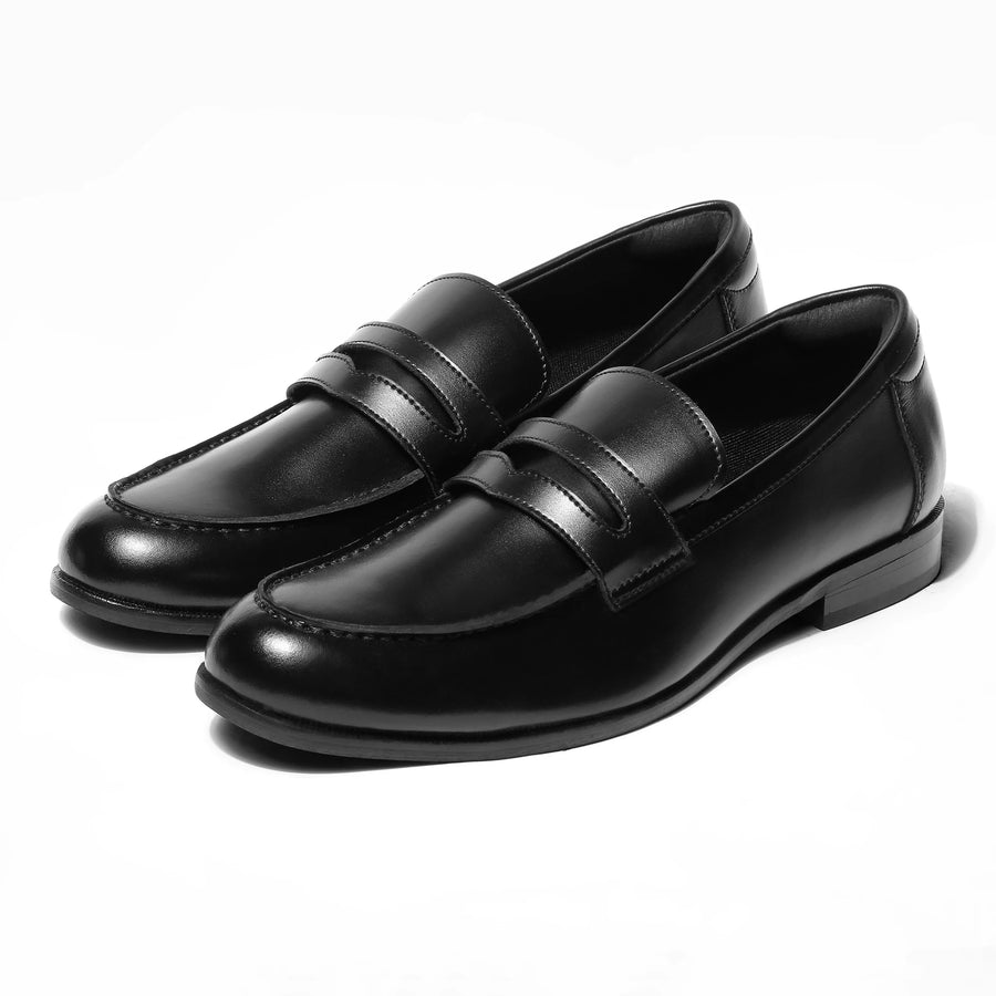 Otto - Black 2-Way Penny Loafer - pair front view (classic)
