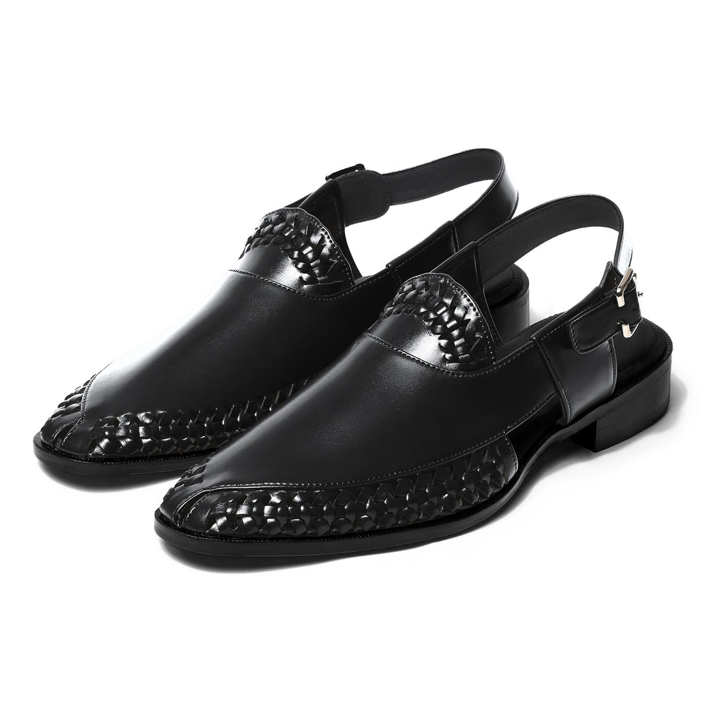 Tanaasha - Black Peshawari Sandal