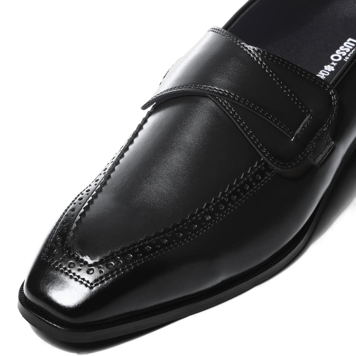 Elio - Black Butterfly Loafer - detail close-up