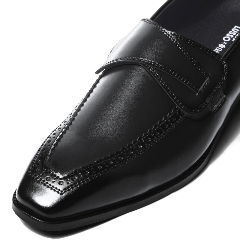 Elio - Black Butterfly Loafer - detail close-up