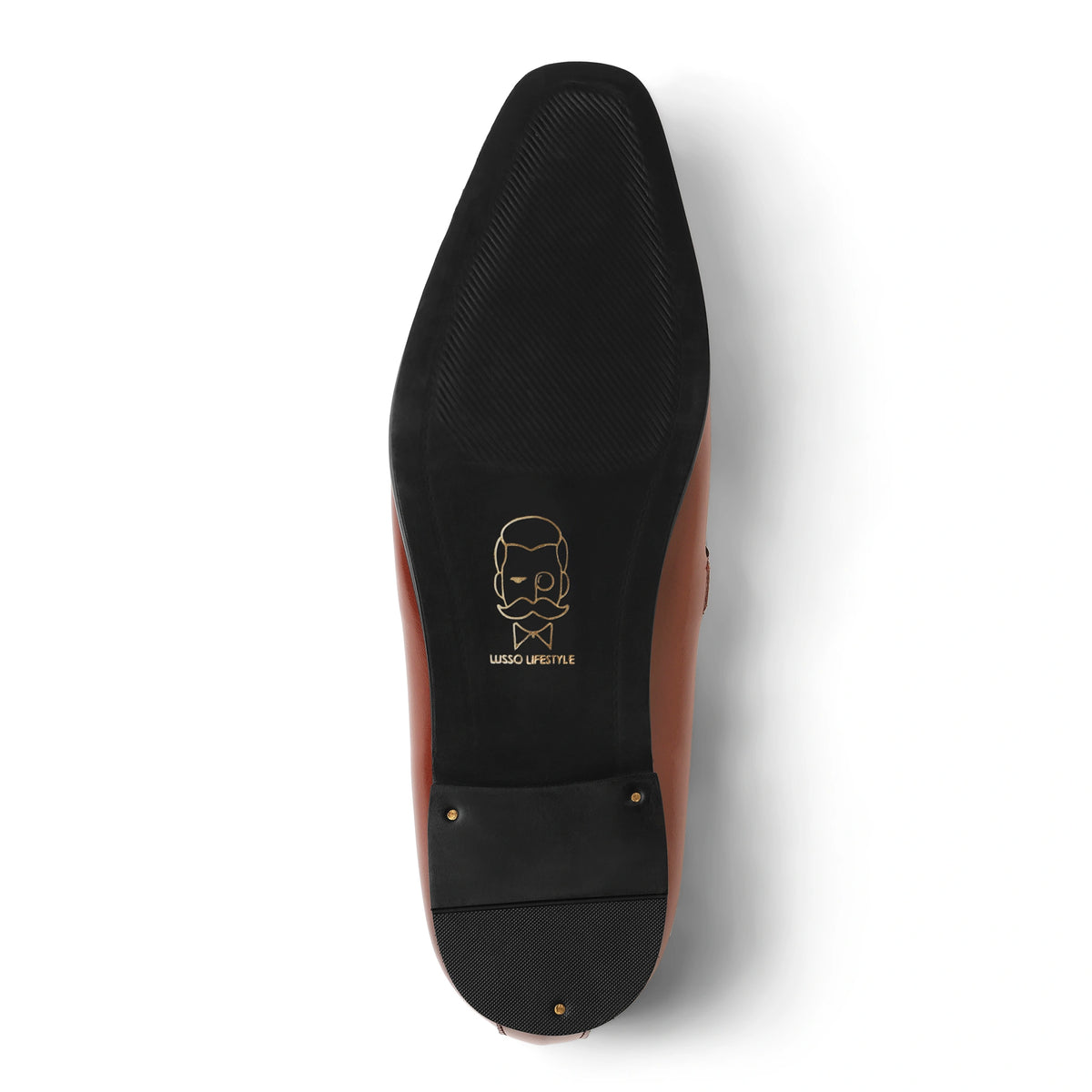Elio - British Tan Butterfly Loafer - sole