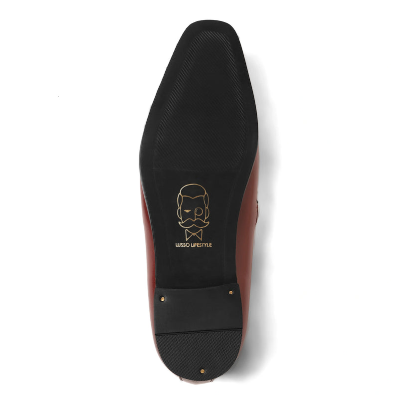 Ranja - Light Tan Zardosi Mojdi - sole