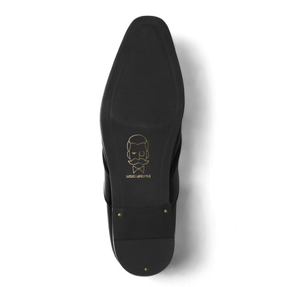 Savio - Black Penny Loafer - sole