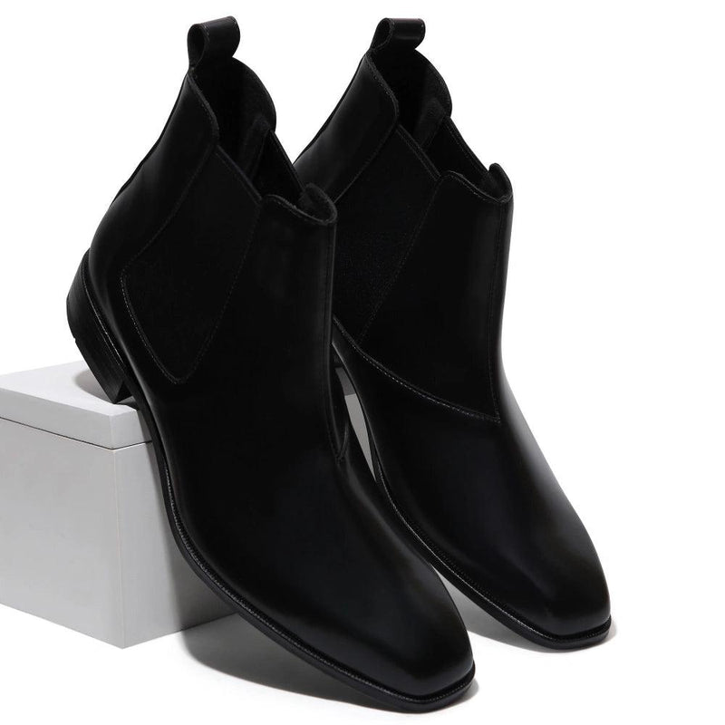 Jonas - Classic Black Chelsea Boots