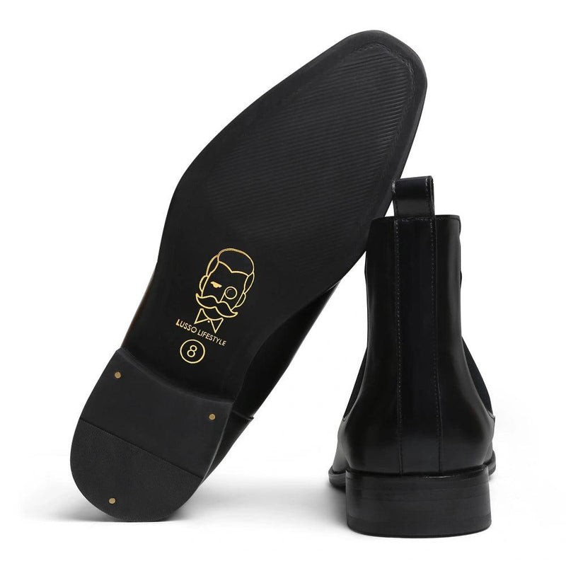 Jonas - Classic Black Chelsea Boots