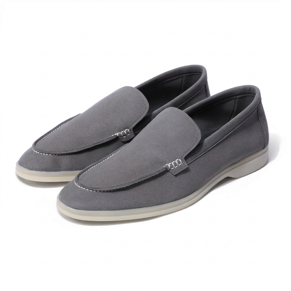 Horizon Classic - Stone Grey Suede Loafer