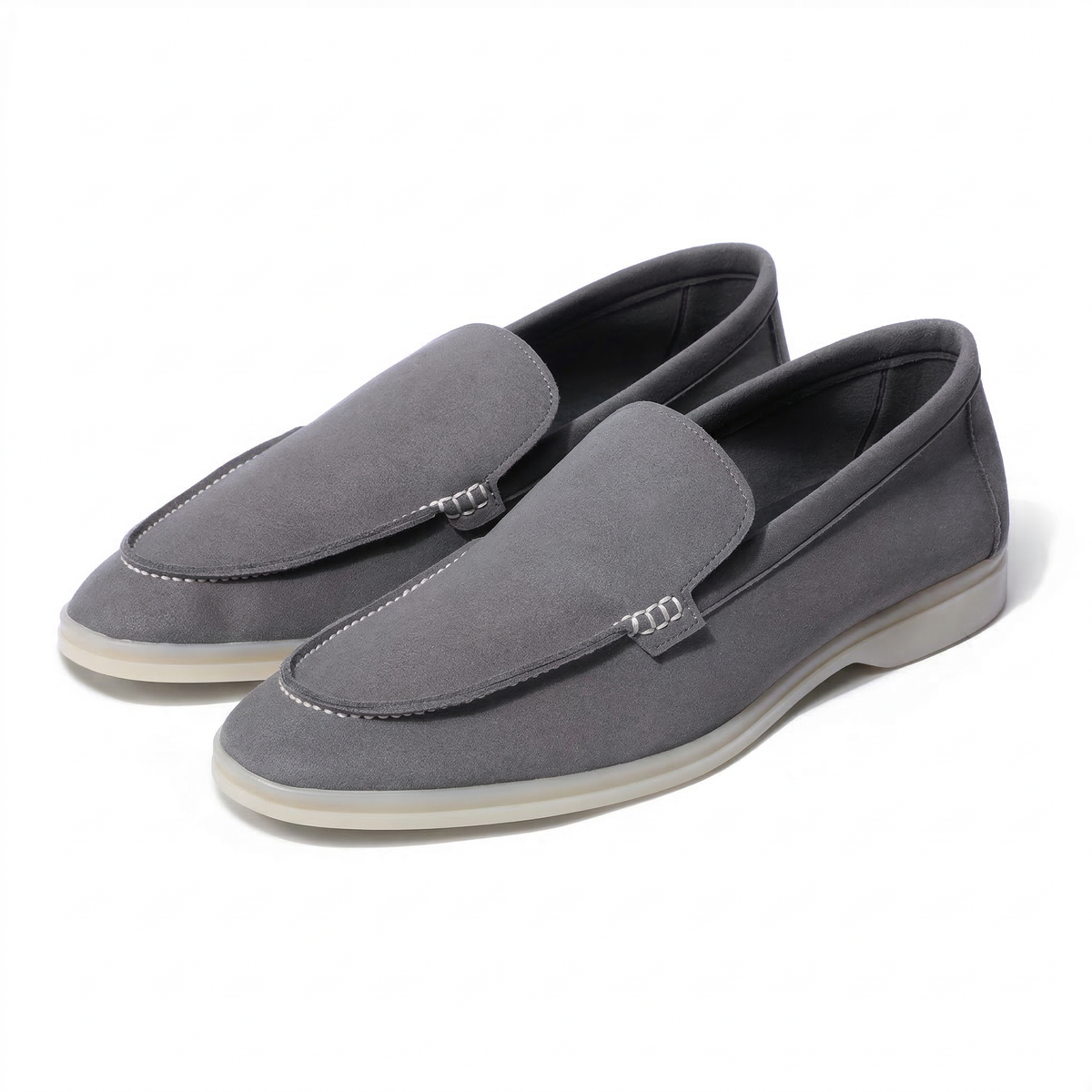 Horizon Classic - Stone Grey Suede Loafer
