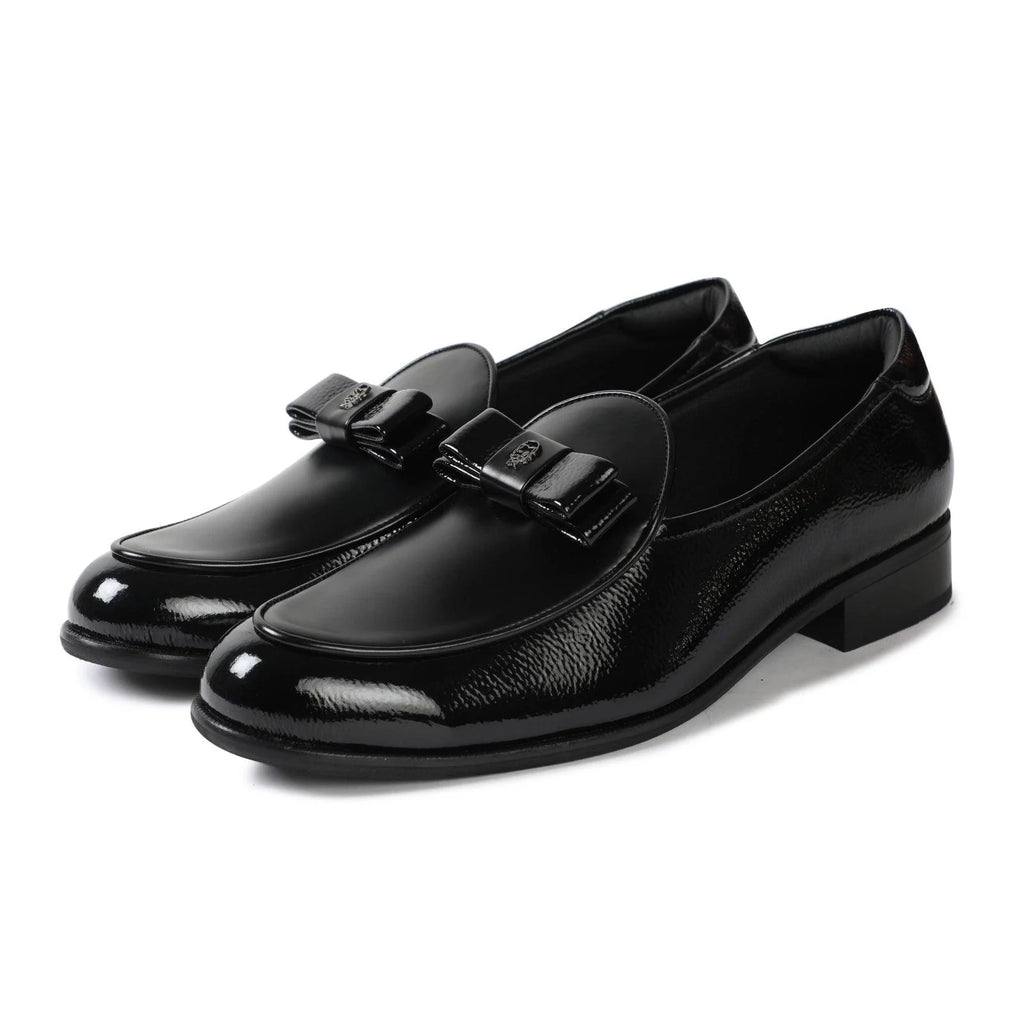 Signature Black Tuxedo Slip-On - By Lusso