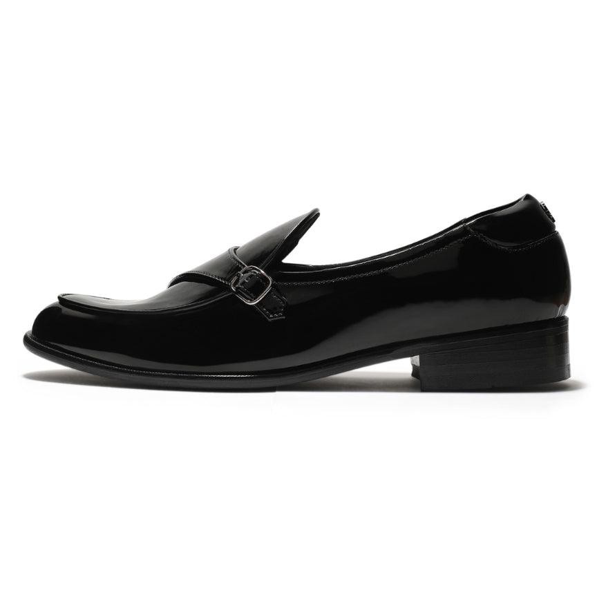 Goliath - Black Patent Monk Slip-On - By Lusso