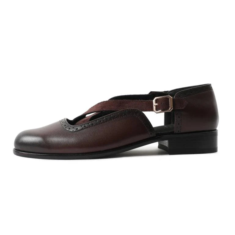 JORO | DARK TAN SANDAL SHOE - By Lusso