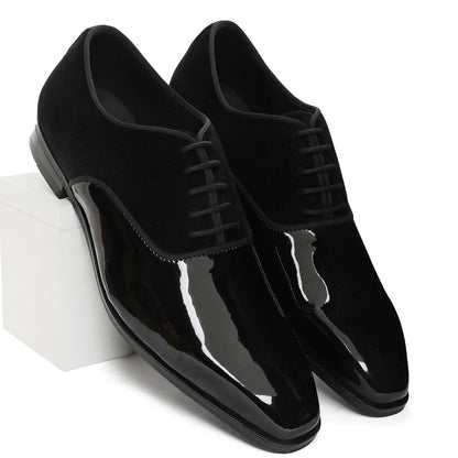 Garret - Patent Velvet Oxford Lace-up