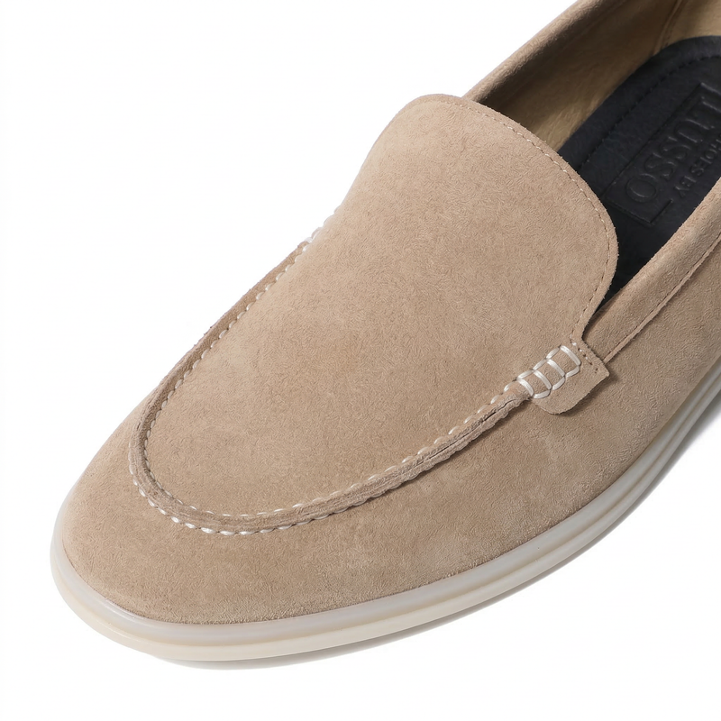 Horizon Classic - Sand Beige Suede Loafer