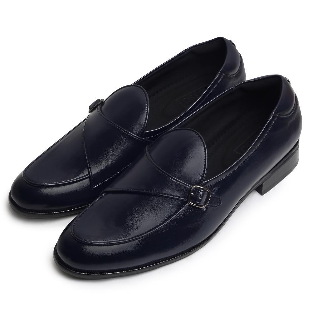 Goliath - Navy Blue Monk Slip-On