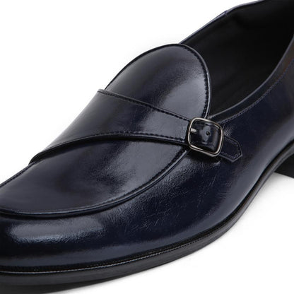 Goliath - Navy Blue Monk Slip-On