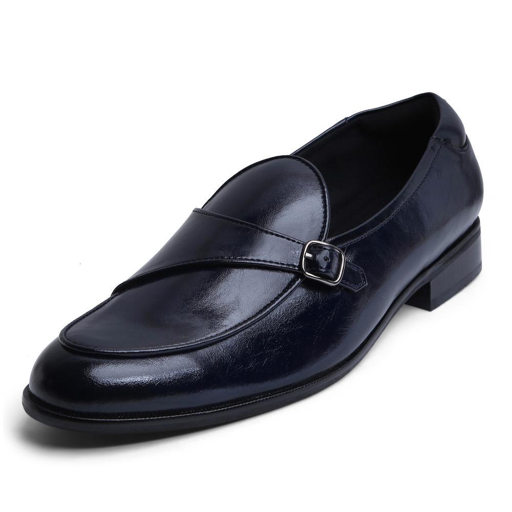 Goliath - Navy Blue Monk Slip-On