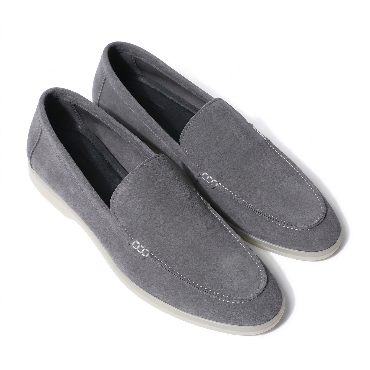 Horizon Classic - Stone Grey Suede Loafer