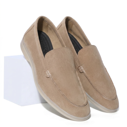 Horizon Classic - Sand Beige Suede Loafer