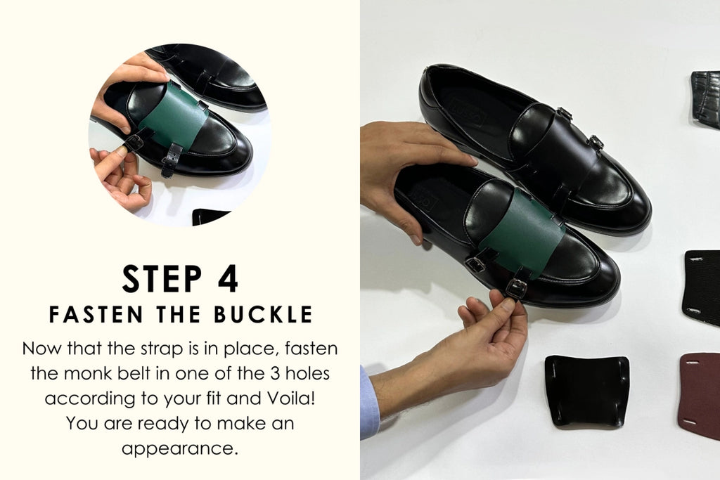 Step4- Fasten the buckle