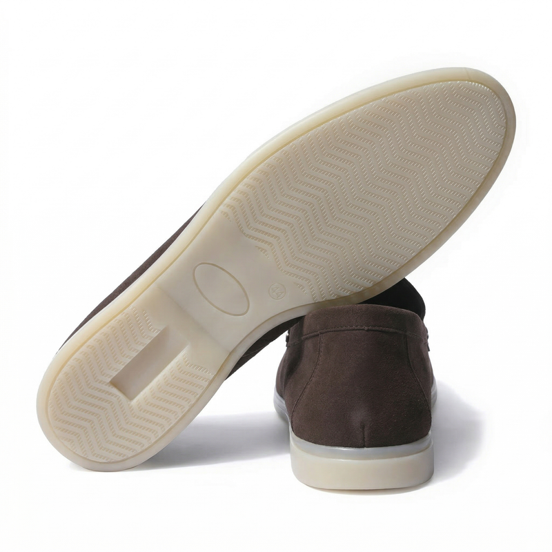 Horizon Penny - Cacao Brown Suede Loafer
