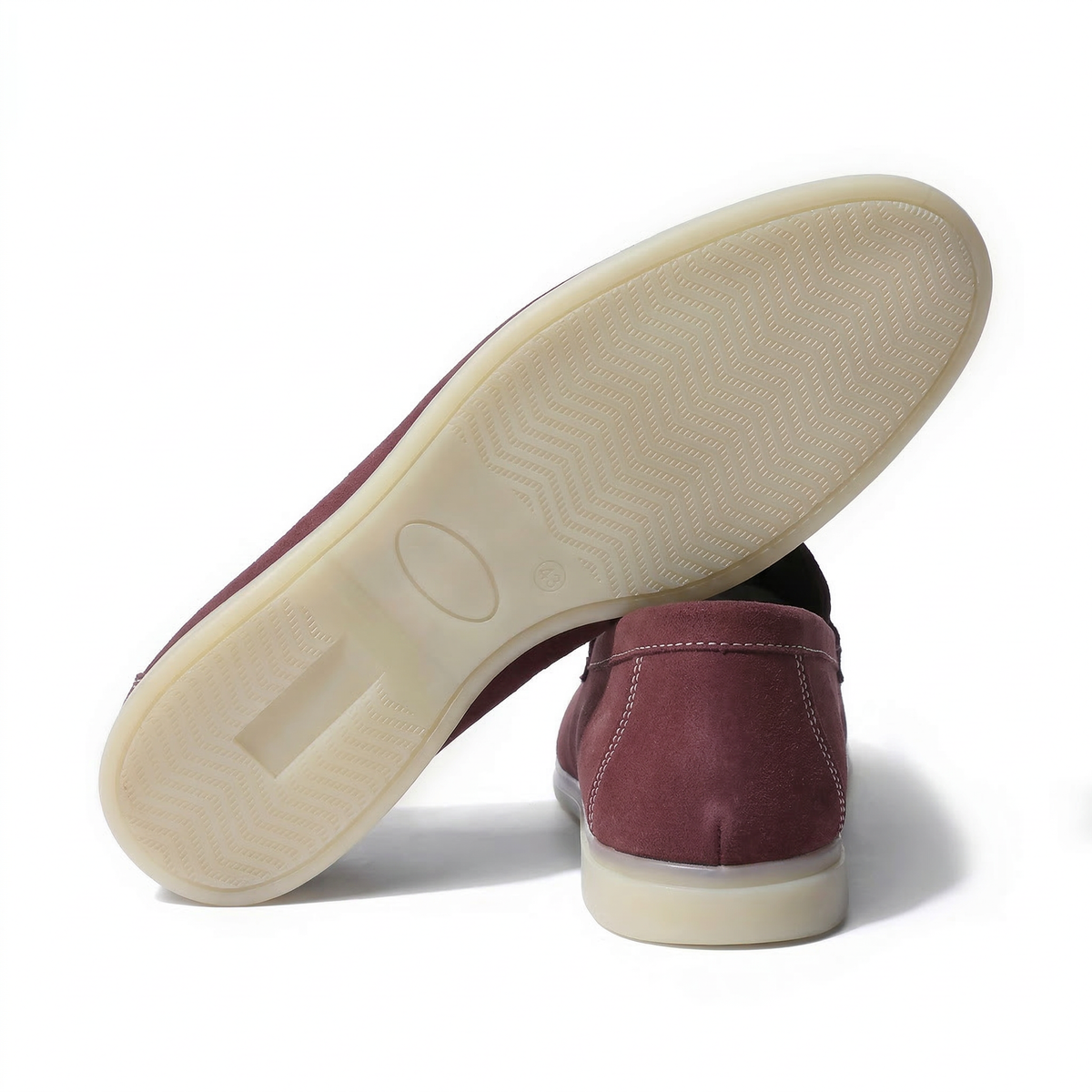 Horizon Tassel - Deep Merlot Suede Loafer