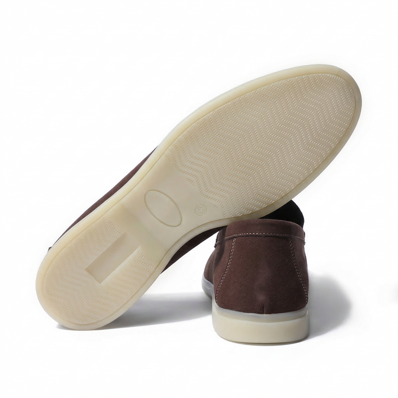 Horizon Tassel - Cacao Brown Suede Loafer