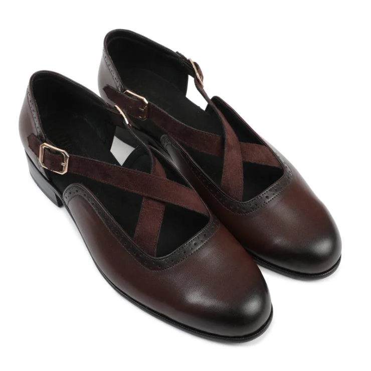 JORO | DARK TAN SANDAL SHOE - By Lusso