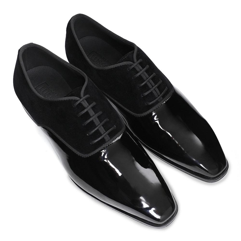 Garret - Patent Velvet Oxford Lace-up