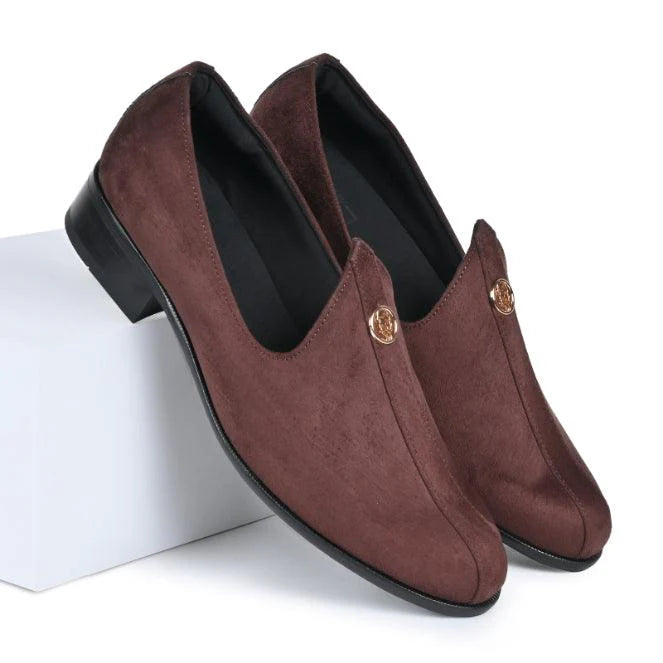 Elis - Brown Suede Signature Mojdi - By Lusso
