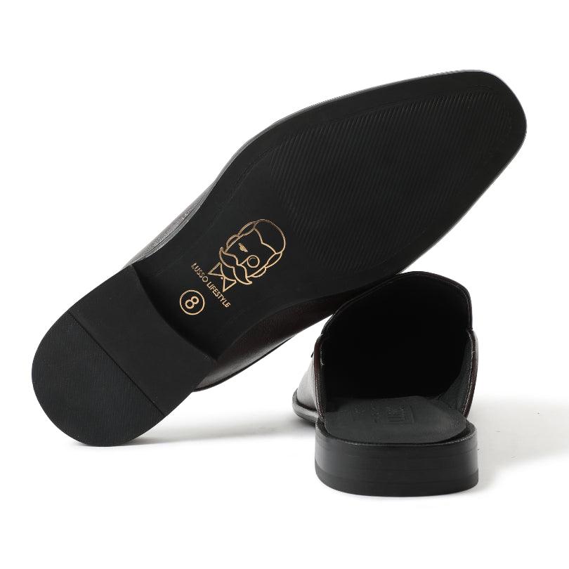 JAVA | DARK TAN MULE - By Lusso