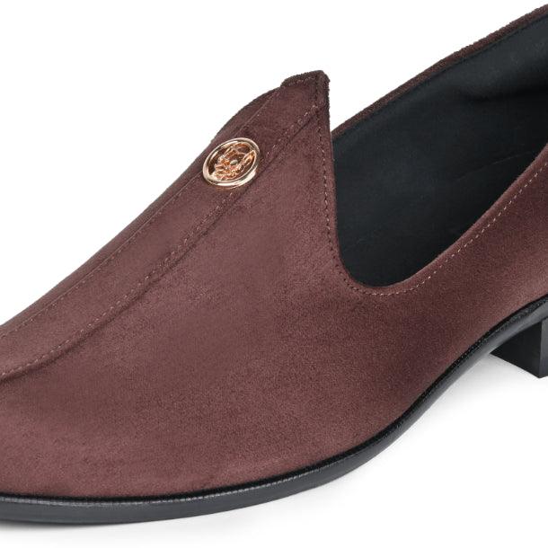 Elis - Brown Suede Signature Mojdi - By Lusso