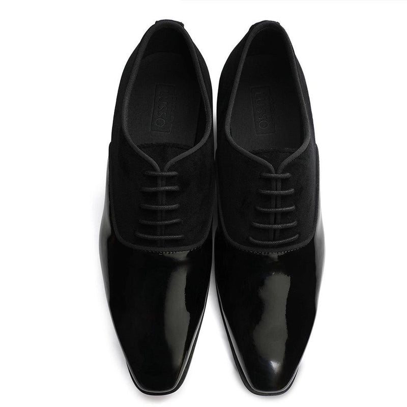 Garret - Patent Velvet Oxford Lace-up