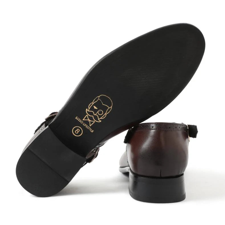 JORO | DARK TAN SANDAL SHOE - By Lusso