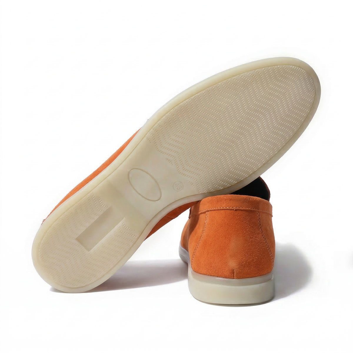 Horizon Tassel - Amalfi Orange Suede Loafer