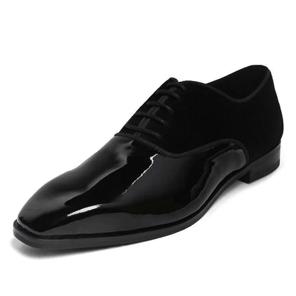 Garret - Patent Velvet Oxford Lace-up