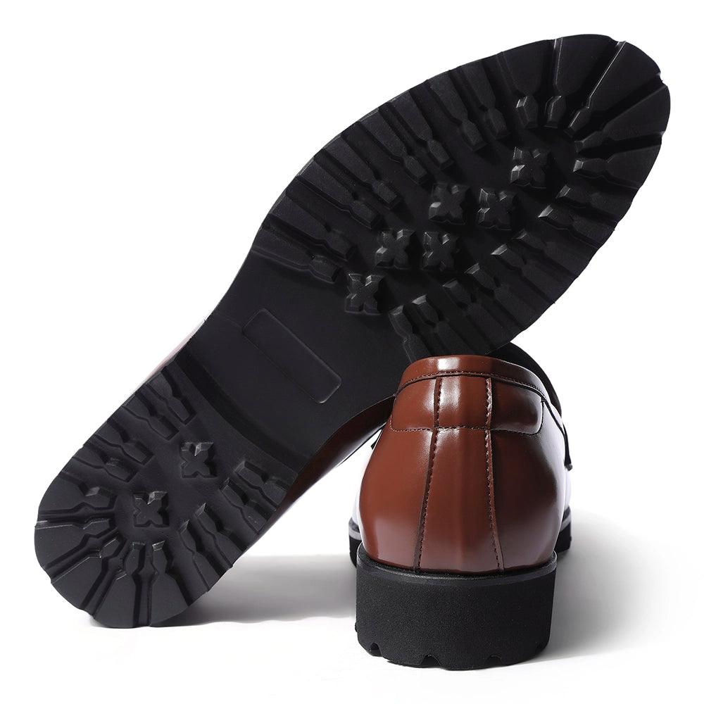 Brune - Featherlite Tan Penny Loafers