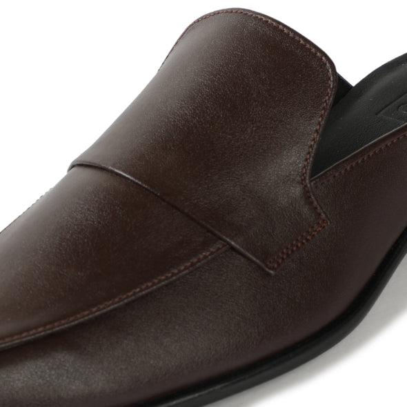 JAVA | DARK TAN MULE - By Lusso