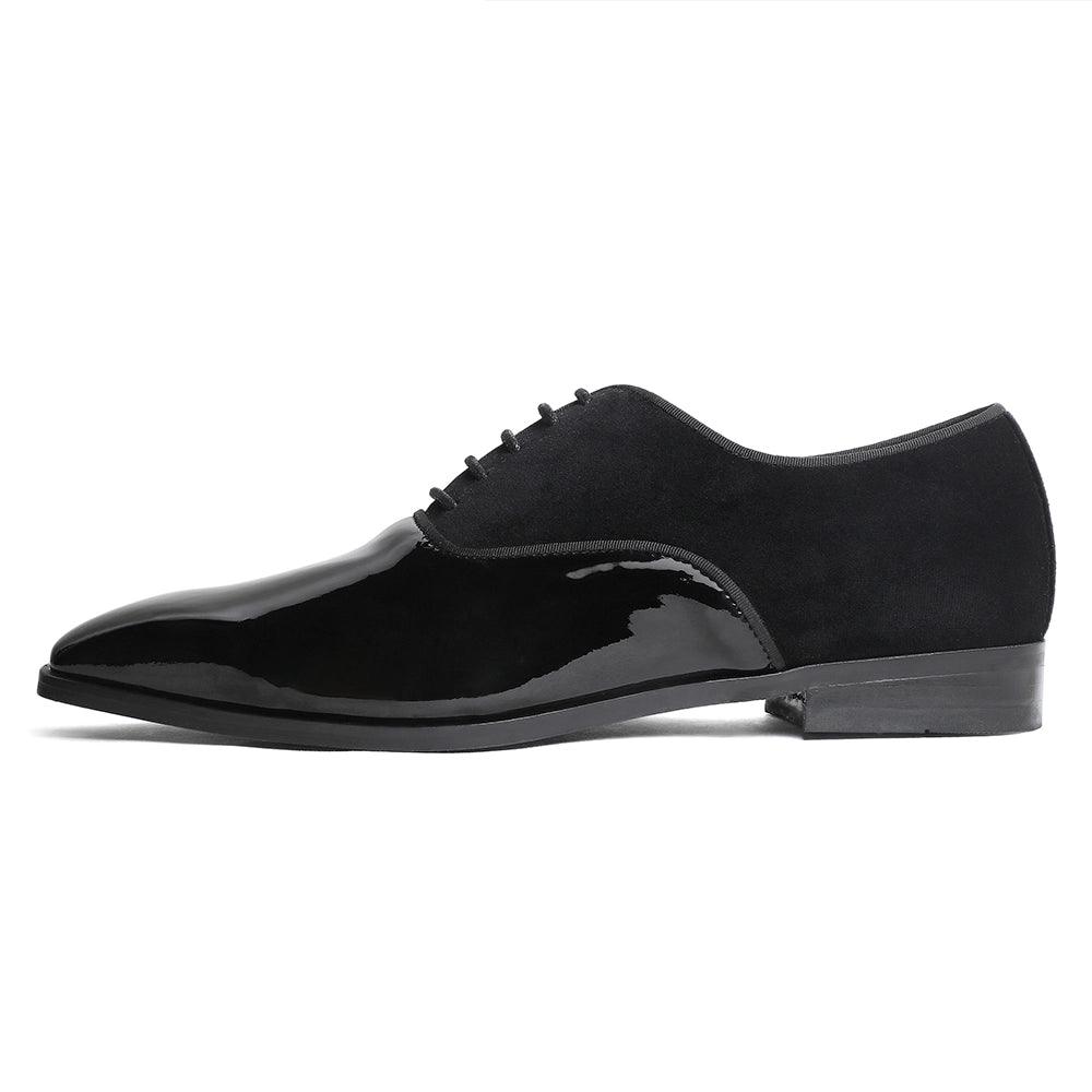 Garret - Patent Velvet Oxford Lace-up